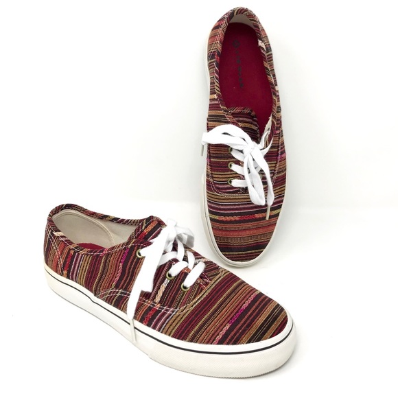 Airwalk Baja Aztec Tribal Canvas Sneakers 10 - Picture 5 of 16